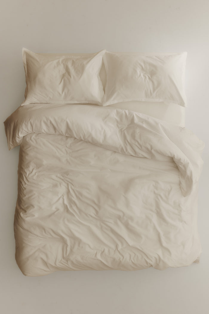 Duvet Cover and Sham Set in Natural
