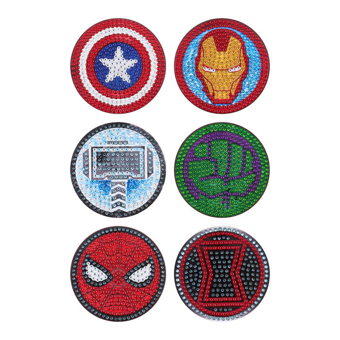 Easy Gem™ Coasters - © Marvel - Diamond Art Club DIY Kit