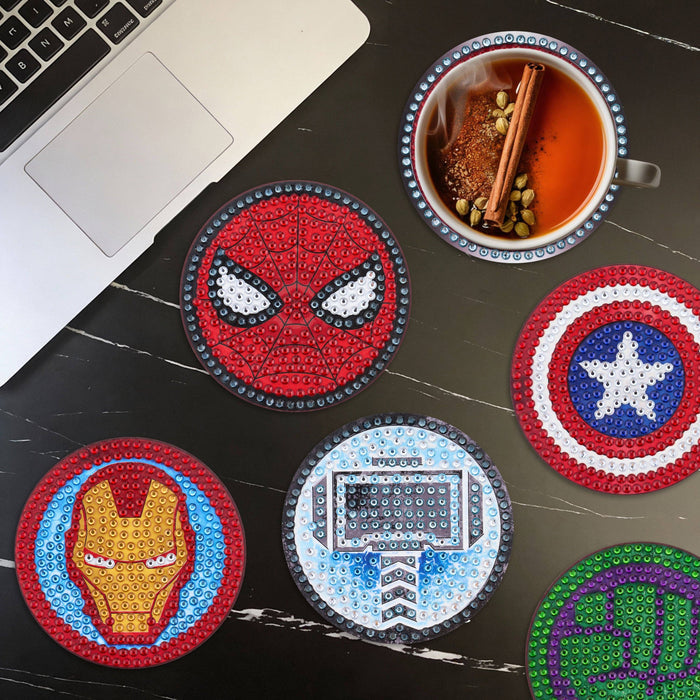 Easy Gem™ Coasters - © Marvel - Diamond Art Club DIY Kit