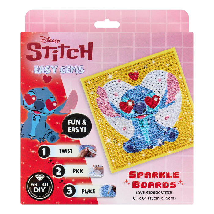 Easy Gem™ Sparkle Boards – Love-Struck Stitch™ - Diamond Art Club DIY Kit