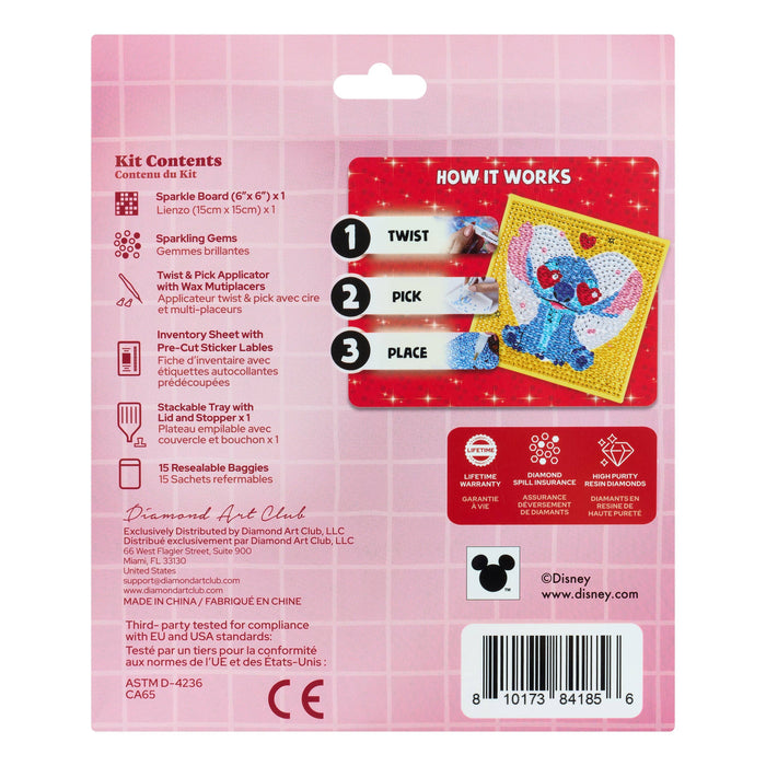 Easy Gem™ Sparkle Boards – Love-Struck Stitch™ - Diamond Art Club DIY Kit
