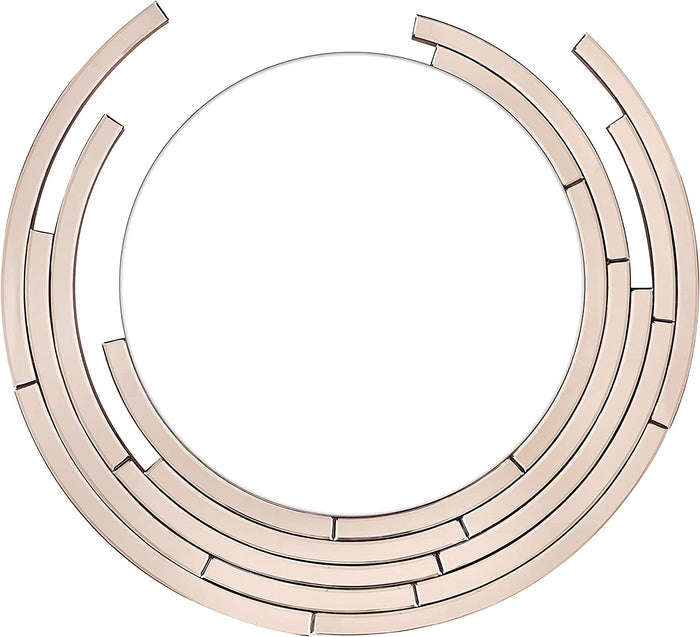 rose gold wash basin mirror