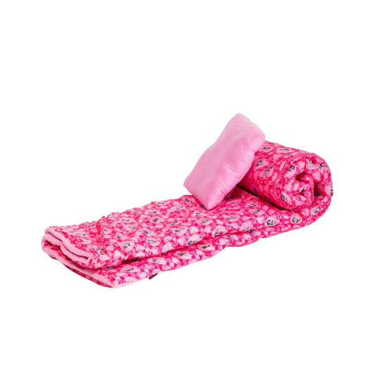 Eloise sleeping bag unrolled front view