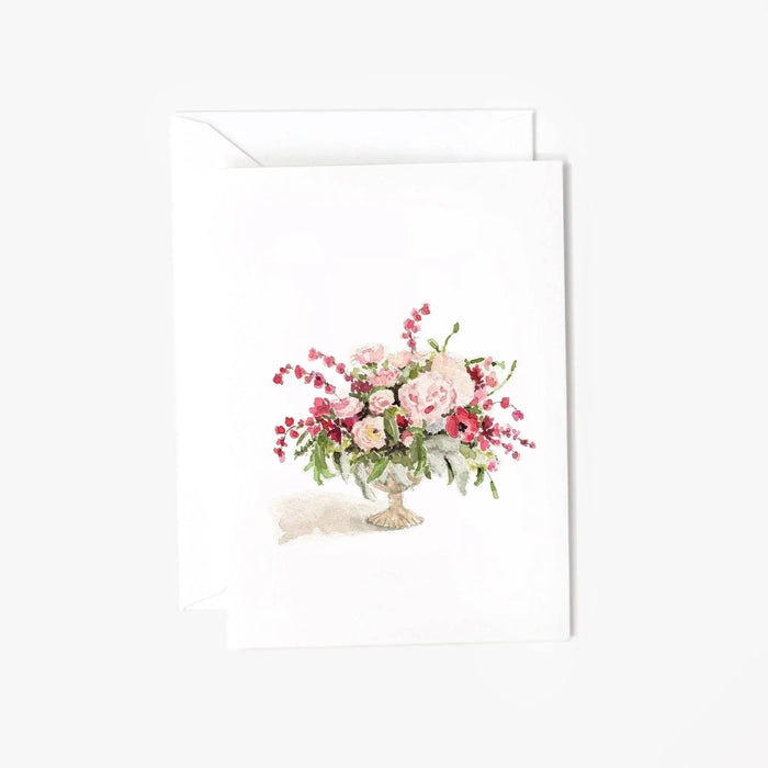 emily lex studio Pink bouquet mini enclosure notecard