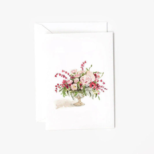 emily lex studio Pink bouquet mini enclosure notecard