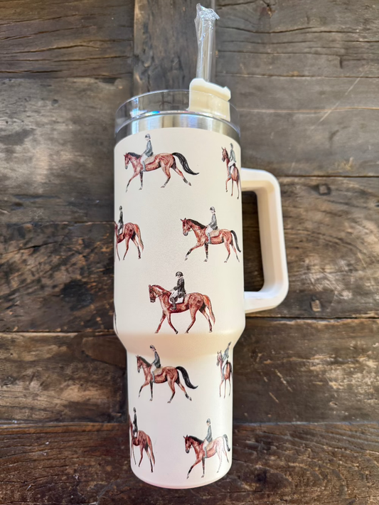 English Rider Tumbler (40 oz)