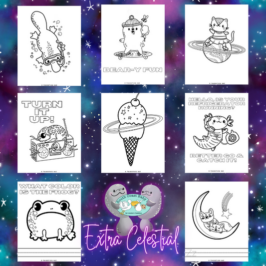 EXCLUSIVE Extra Celestial Coloring Sheets