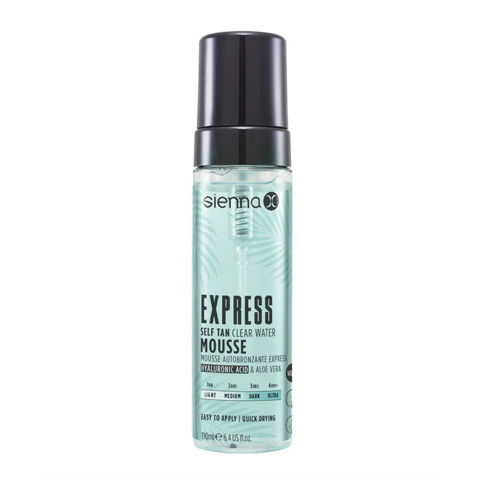 Sienna X Express Self Tan Clear Water Mousse