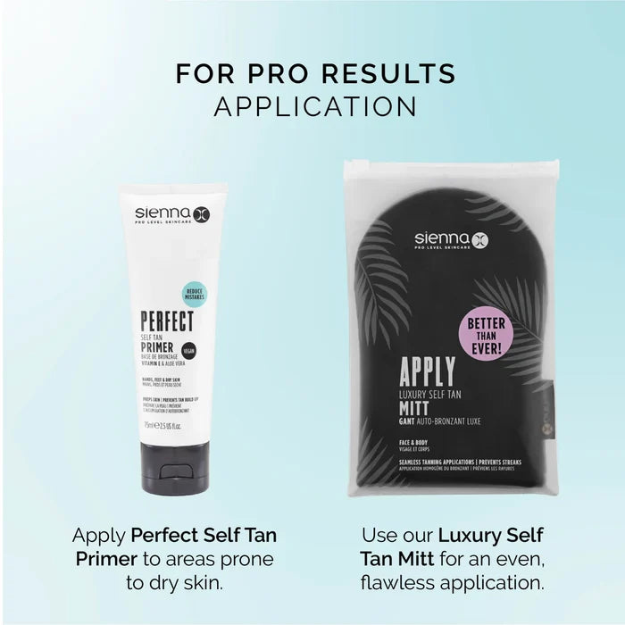 Sienna X Express Self Tan Clear Water Mousse | For Pro Results