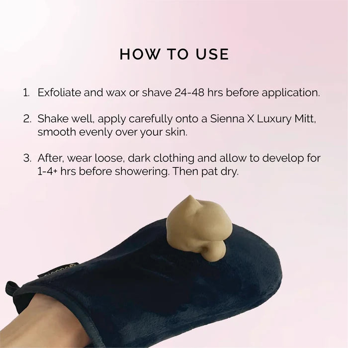 Sienna X Express Q10 Tinted Self Tan Mousse | How To Use