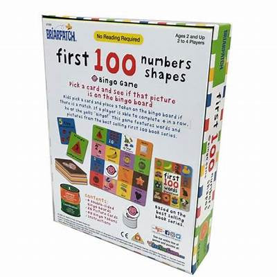 First 100 Numbers & Shapes Bingo Game