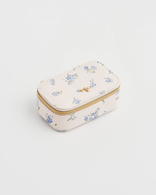 Floral Cream Jewellery Box