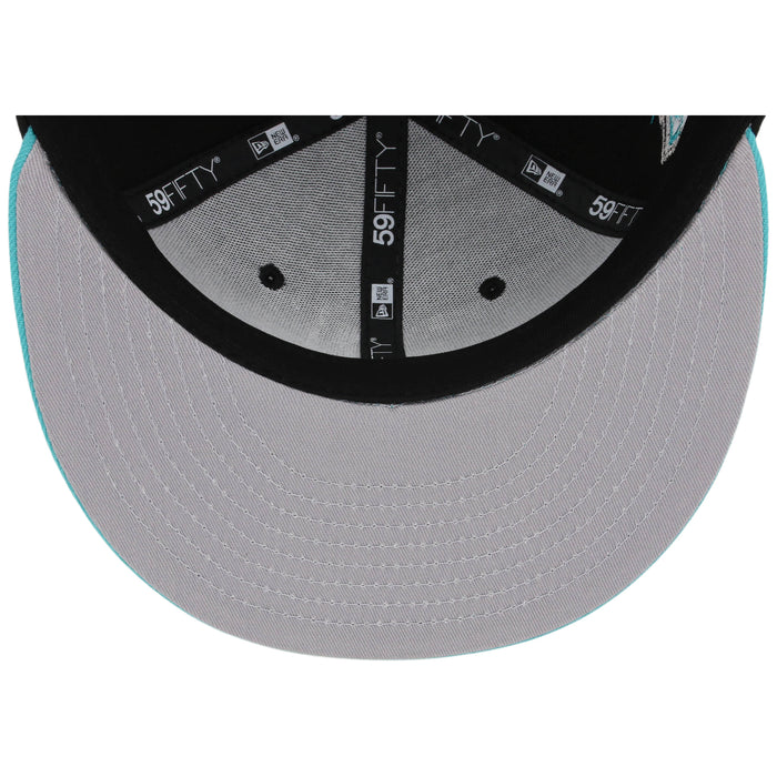 Florida Marlins MLB Flipmode 2.0 New Era 59FIFTY (Black/Teal/Gray)