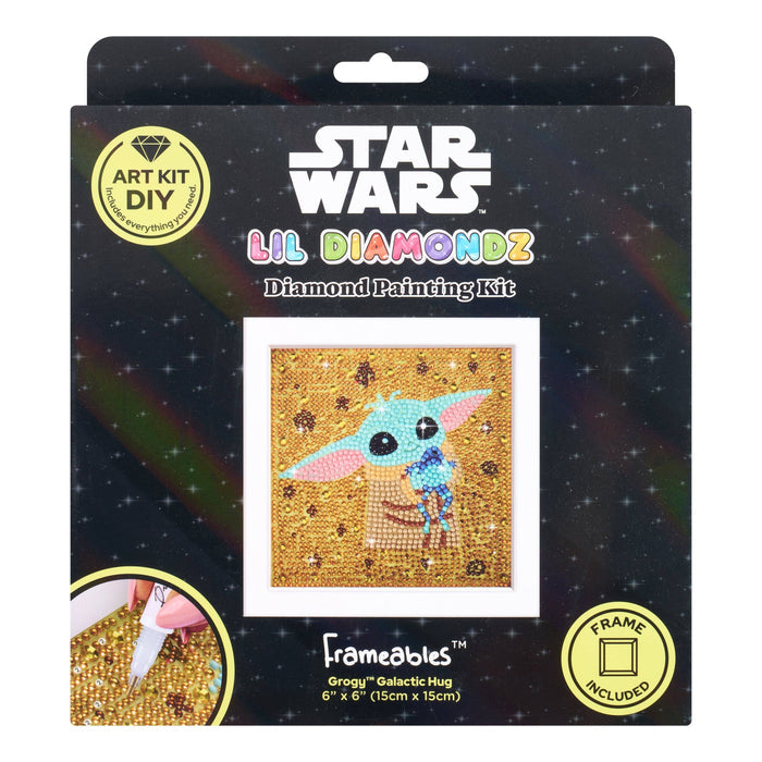 Frameables™ - Grogu™ Galactic Hug - Diamond Art Club DIY Kit