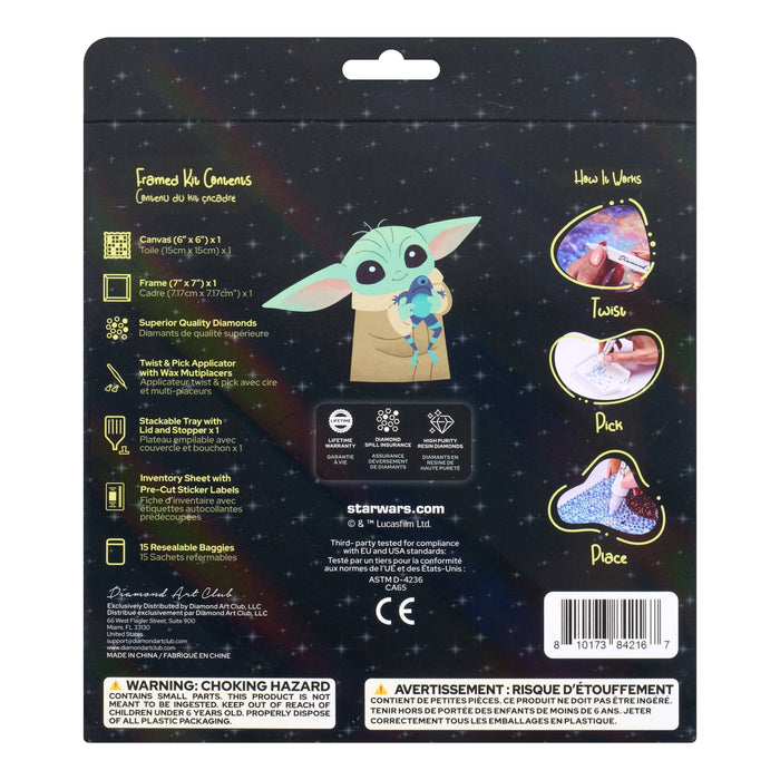 Frameables™ - Grogu™ Galactic Hug - Diamond Art Club DIY Kit