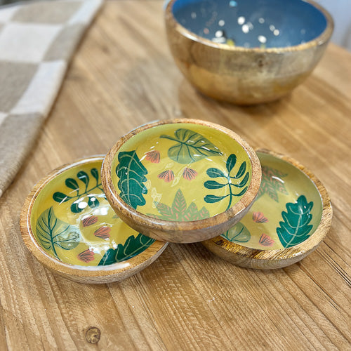Frida Wood Serving Bowl