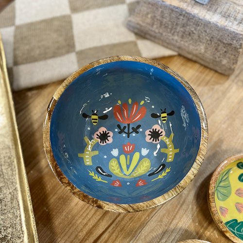 Frida Wood Serving Bowl