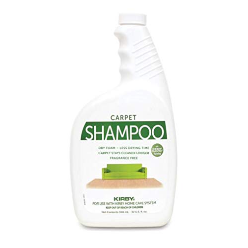 Genuine Kirby Allergen Control Formula Foaming Carpet Shampoo (Unscented) 32oz Kirby Part 252703