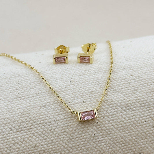 GoldFi 18k Gold Filled Celebration Birthstone Earrings