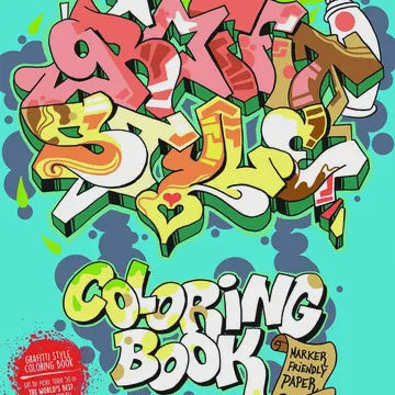 Graffiti Style Coloring Book