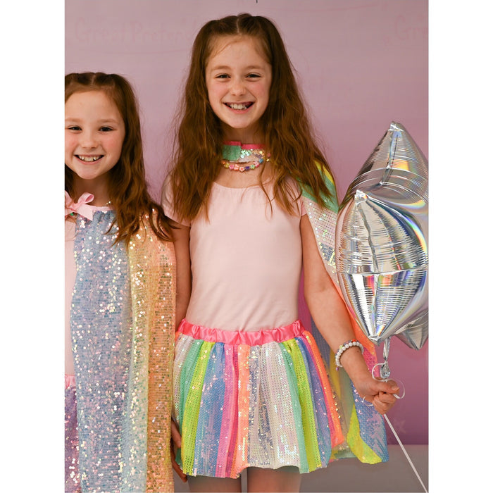 Great Pretenders Stripy Sequins Skirt 4-6