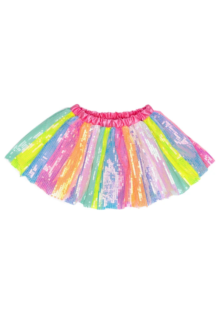 Great Pretenders Stripy Sequins Skirt 4-6