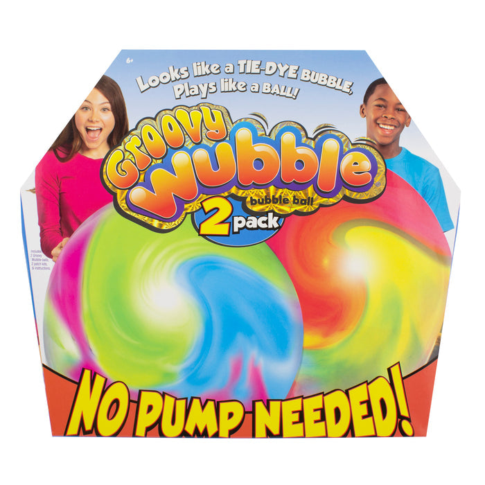 Groovy Glow Wubble ball 2-Pack (new valve)