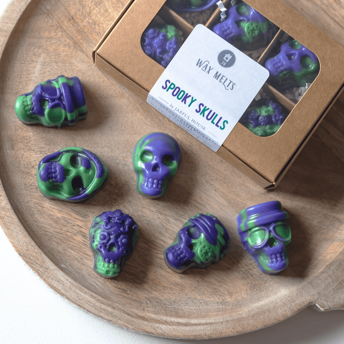 Halloween Wax Melts Spooky Skulls | Fall Tarts Pack of 6 - Jarful House