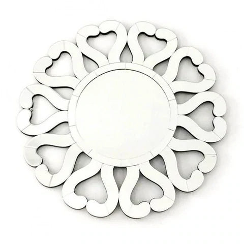 Heart Shape Modern Wall Mirror