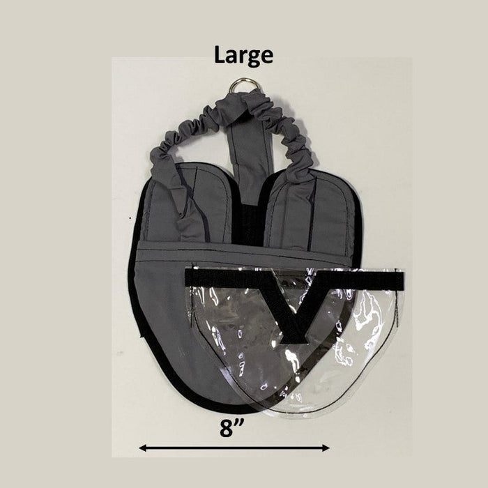L (most chickens and ducks) / Gray / Wrap around