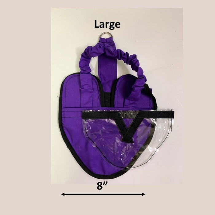 L (most chickens and ducks) / Purple / Wrap around