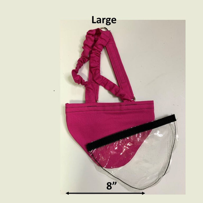 L (most chickens and ducks) / Flamingo Pink / Bikini bottom