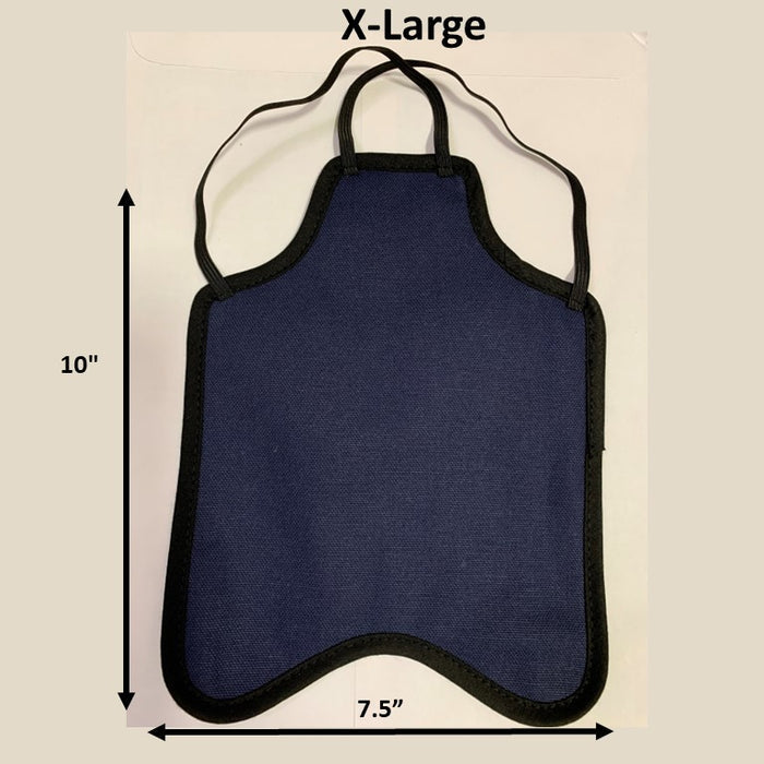 Navy / XL (Large Standard Chickens) / Double Strap (crosses under neck)