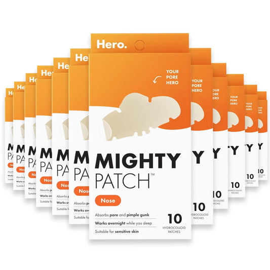 Hero Cosmetics Mighty Patch Nose Hydrocolloid Patches - 10 Ct - 24 Pack