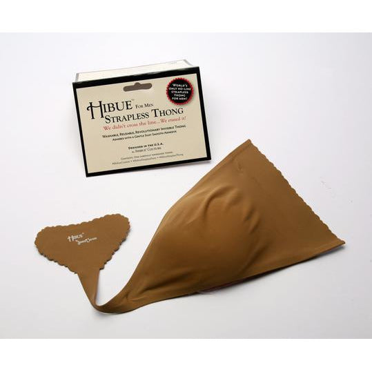 HIBUE Strapless Thong for Men  NOW IN XXL Nude and Mocha