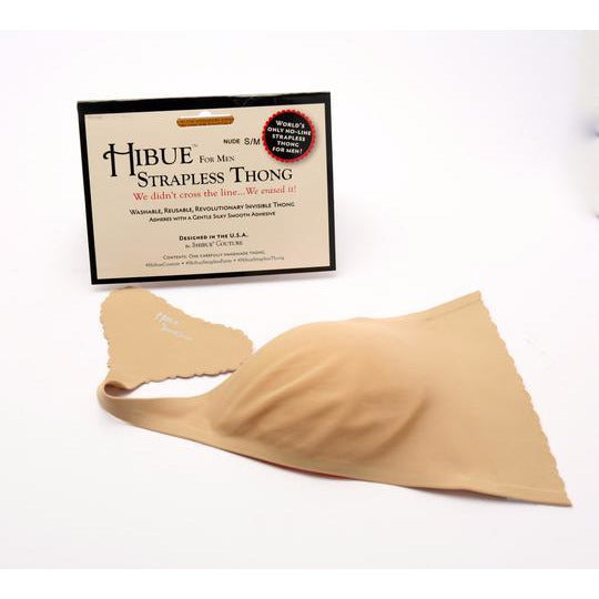 HIBUE Strapless Thong for Men  NOW IN XXL Nude and Mocha