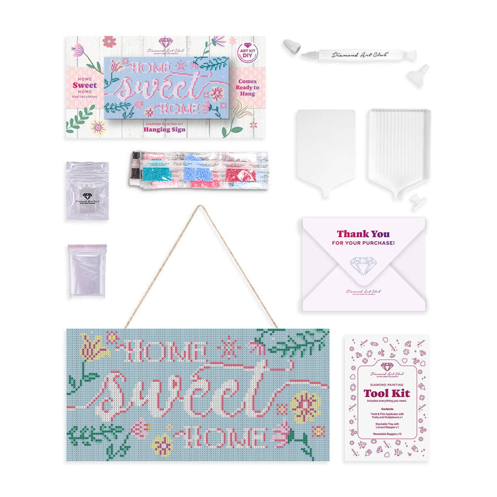 Home Sweet Home - Diamond Art Club DIY Kit