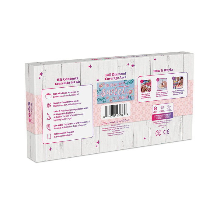 Home Sweet Home - Diamond Art Club DIY Kit