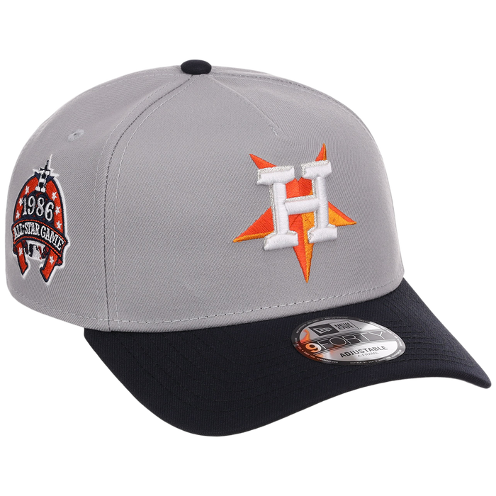 Houston Astros MLB Flipmode 2.0 New Era 9FORTY A-Frame (Gray/Navy/Gray)