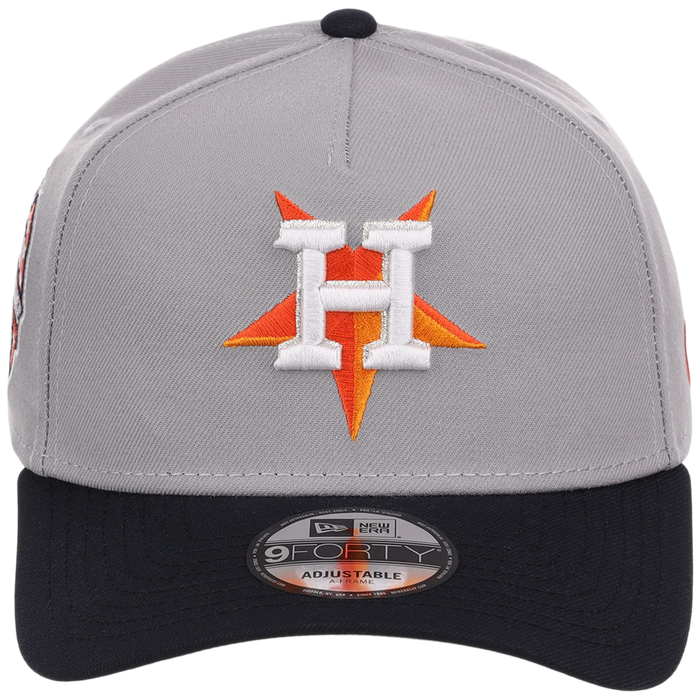 Houston Astros MLB Flipmode 2.0 New Era 9FORTY A-Frame (Gray/Navy/Gray)