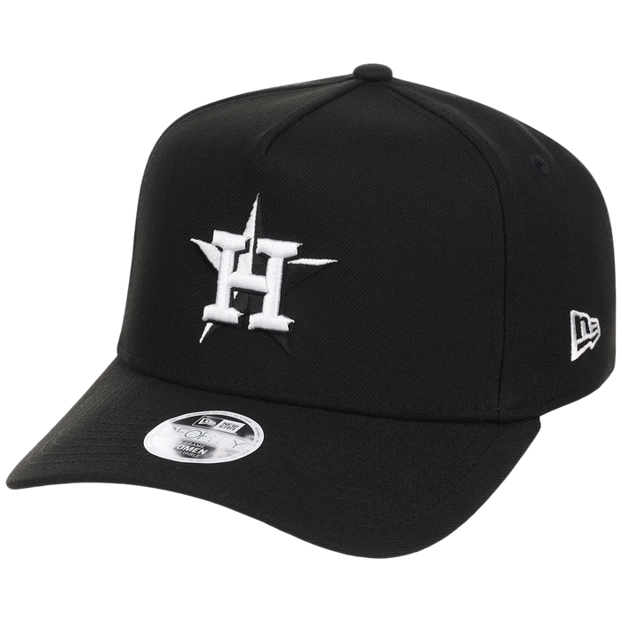 Houston Astros Women's New Era 9FORTY Black A-Frame