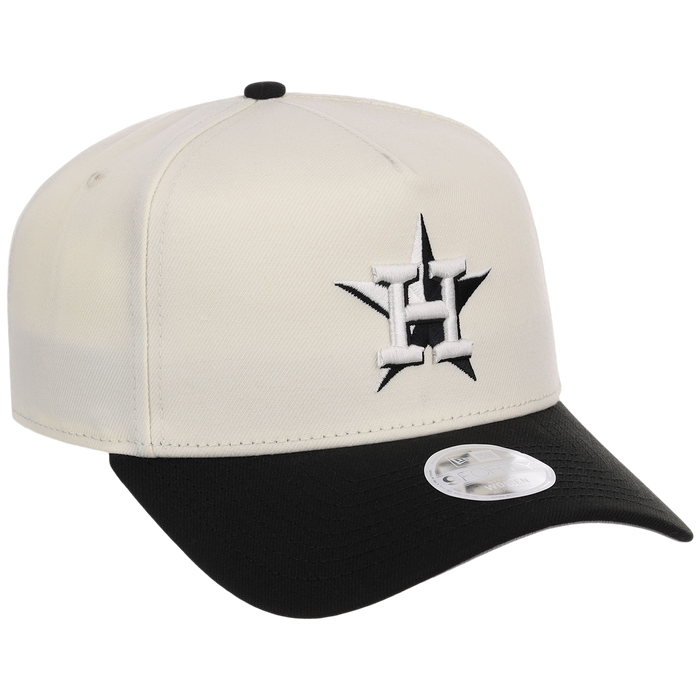 Houston Astros Women's New Era 9FORTY Chrome x Black A-Frame