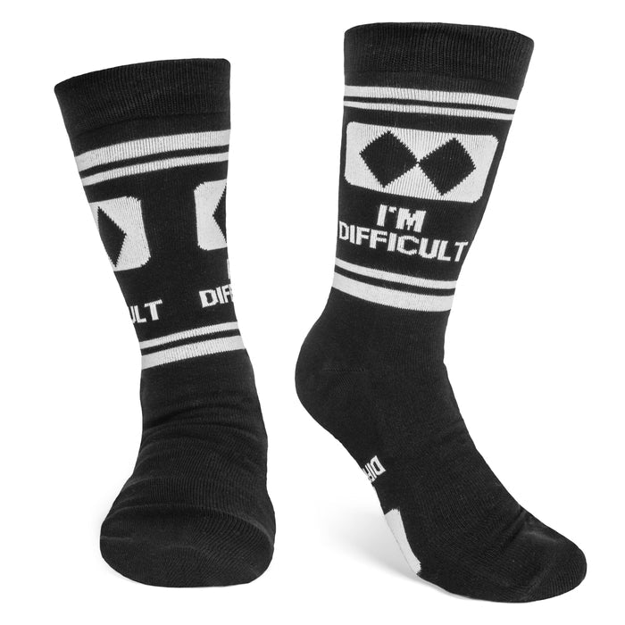 I'm Difficult Black Diamond Ski Socks