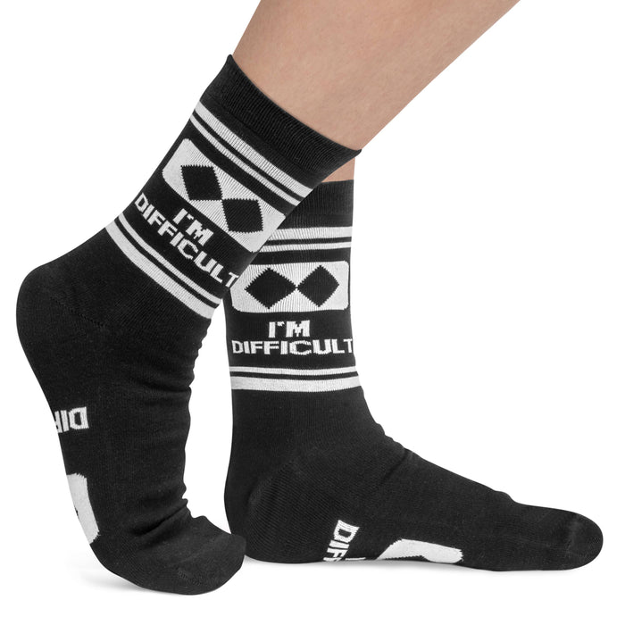 I'm Difficult Black Diamond Ski Socks