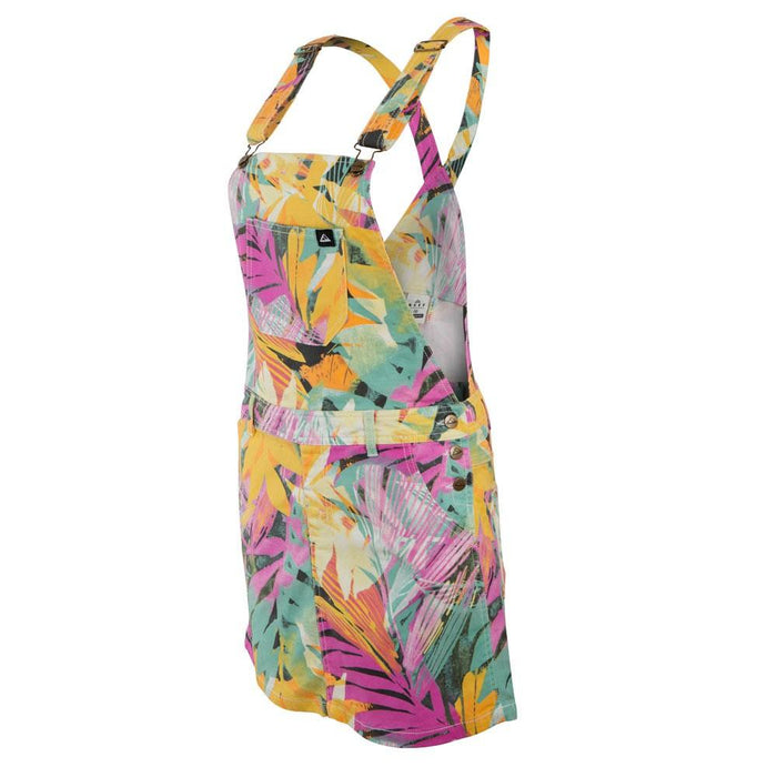 Jardinera Vestido Amarillo Multicolor Leaves