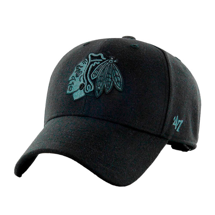 Jockey Chicago Blackhawk Black Grey Snapback MVP