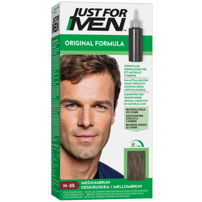 Just For Men Original Formula hårfarge Middels brun