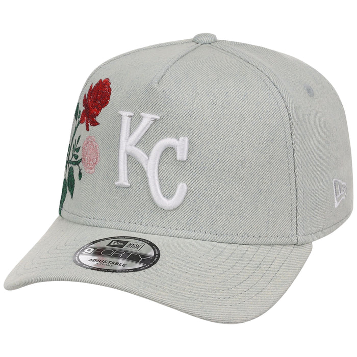 Kansas City Royals MLB Denim Flower New Era 9FORTY