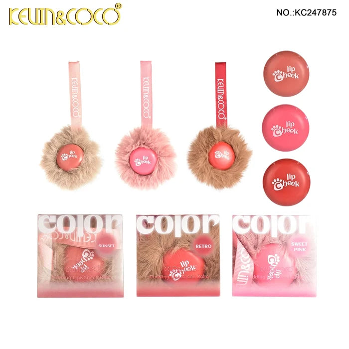 Kevin & Coco – Pudding Lip & Cheek Balm Display Set