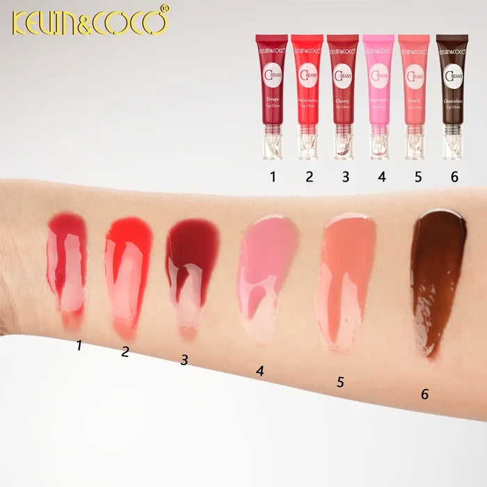 Kevin&Coco - Satin Kiss Creamy Lip Gloss | 24-Piece Set